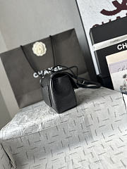 Chanel 26B Maxi mini Black Silver 20x13x6cm - 3