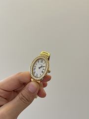 Cartier Baignoire gold with diamonds - 5