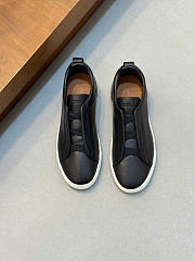 Zegna Triple Stitch Black sneakers - 4