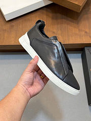 Zegna Triple Stitch Black sneakers - 2