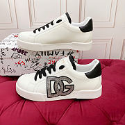Dolce & Gabbana Calfskin Portofino light strobel sneakers - 3
