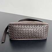 Bottega Veneta Nodo Shoulder Bag Brown 23x10x10cm - 3