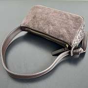 Bottega Veneta Nodo Shoulder Bag Brown 23x10x10cm - 2