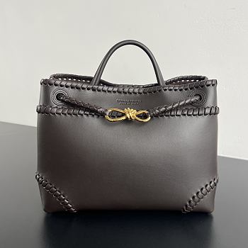 Bottega Veneta Andiamo Dark Brown calf leather 32x25x11cm