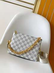 Louis Vuitton Coussin PM Bag Damier Azur 26x20x12cm - 1