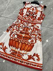 Dolce & Gabbana Majolica-print short dress - 2