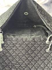 Chanel Denim Denimpression Flap Green Black 39x26x11cm - 2
