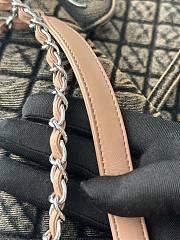 Chanel Denim Denimpression Flap Rose Black 39x26x11cm - 4