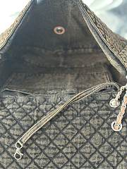 Chanel Denim Denimpression Flap Rose Black 39x26x11cm - 3