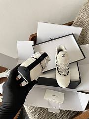 Chanel Sneakers Lambskin & Mixed Fibers White - 2