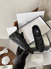Chanel Sneakers Lambskin & Mixed Fibers Black - 1