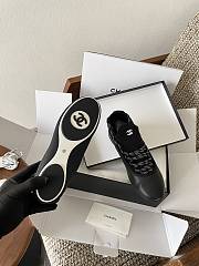 Chanel Sneakers Lambskin & Mixed Fibers Black - 2