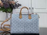 Louis Vuitton Speedy 30 Denim Blue 34x22x19cm - Unahubs - 2