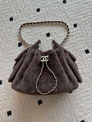 Chanel 25 Mini Handbag Pony Hair Brown 22x20x12.5cm - 1