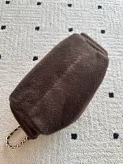 Chanel 25 Mini Handbag Pony Hair Brown 22x20x12.5cm - 3