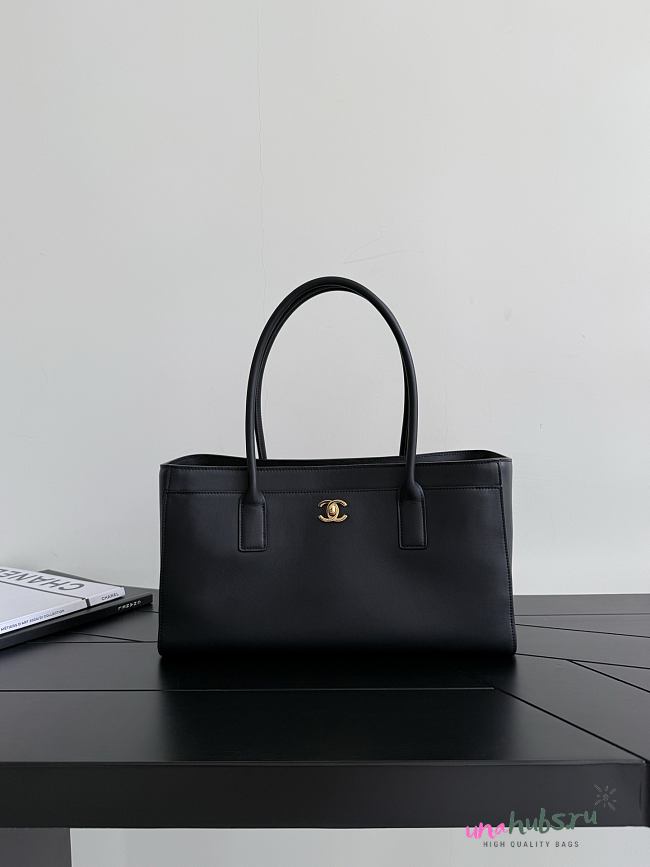Chanel Small Shopping Tote Black 39x13x20cm - 1