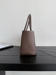 Chanel Small Shopping Tote Dark Brown 39x13x20cm - 5
