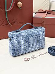 Loro Piana Extra Pocket L19 Virgin Wool 19x11x6.5cm - 2