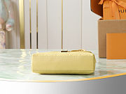 Louis Vuitton Nano Madeleine Handbag Yellow 21x12.5x6cm - 5