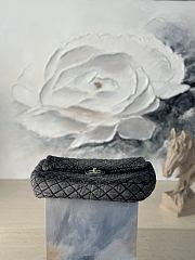 Chanel Denim Denimpression Flap Grey Black 33x20x10cm - 5