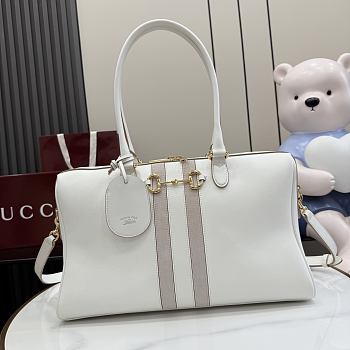 Gucci Borsetto large boston bag White 38.5x12.5x13cm - Unahubs