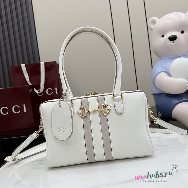 Gucci Borsetto medium boston bag White 28x15x10cm - Unahubs - 1