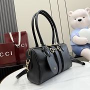 Gucci Borsetto medium boston bag Black 28x15x10cm - Unahubs - 4