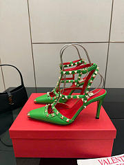 Valentino green high heel 9cm - 2
