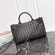 Bottega Veneta East-West Andiamo Dark Brown Bag - 29x18x10cm - 2