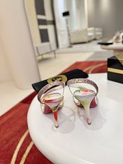 Christian Louboutin Rosa Z Strass Botanica 100mm Sandals - 4