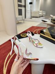 Christian Louboutin Rosa Z Strass Botanica 100mm Sandals - 3