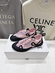 Loewe Grip sneakers nylon suede pink black - 1