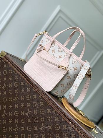 Louis Vuitton Neverfull Inside Out BB Monogram Pink 26.5x16.5x11cm