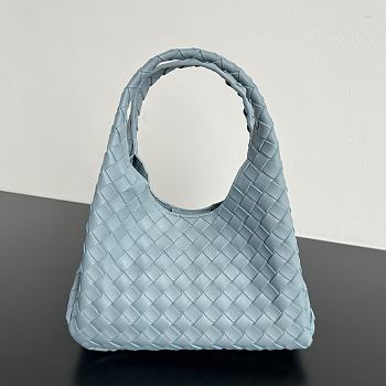 Bottega Veneta Small Campana Blue 28x16x15cm