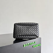 Bottega Veneta Small Campana Black 28x16x15cm - 4
