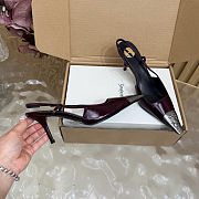 YSL Jeanne slingback pumps smooth leather - 2