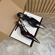 YSL Jeanne slingback pumps smooth leather - 3