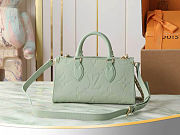 Louis Vuitton OnTheGo East West Chain Green 25x13x10cm - 2