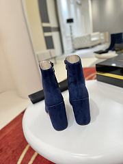 Christian Louboutin Turela 85 Zaffiro Blue Ankle Bootie - 4