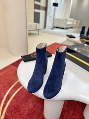 Christian Louboutin Turela 85 Zaffiro Blue Ankle Bootie - 3