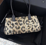 Chanel Small Leopard Print East West Shopping Tote 30.5x15x11.5cm - 4