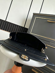 Chanel Maxi Flap bag Black Suede Gold 32x19.5x10cm - 5