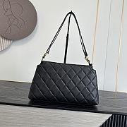 Chanel Small Hobo Bag Black Lambskin 29x18x8cm - 3