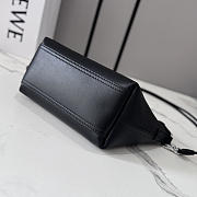loewe Cala mini bag in mellow black lambskin 26x10x13cm - 3