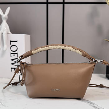 Loewe Cala mini bag in mellow brown lambskin 26x10x13cm