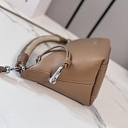 Loewe Cala mini bag in mellow brown lambskin 26x10x13cm - 3