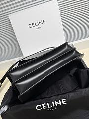 Celine Medium Triomphe Folio Black 25.5x14x7.5cm - 5