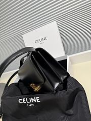 Celine Medium Triomphe Folio Black 25.5x14x7.5cm - 4