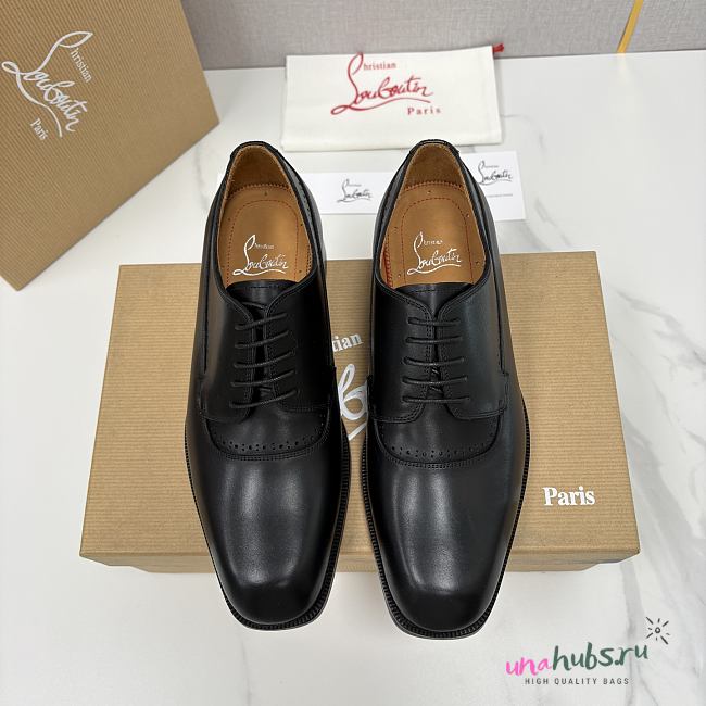 Christian Louboutin Sartoby Derbies Black Loafer - 1