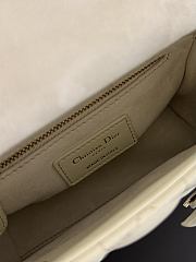 Dior Mini Lady Bag Bow Light Green 17cm - 3